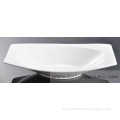 super pure plain white 14'' 200 ml 250 ml rectangular bowl